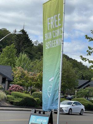 Free Cancer Screening next to Roseburg Dermatology on Edenbower