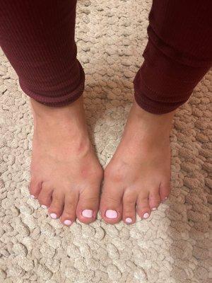 Pedi with gel