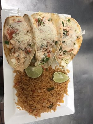 shrimp tacos