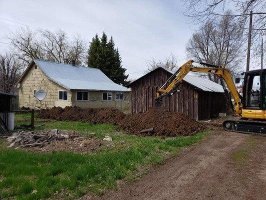 Sewer line replacement in Council, ID