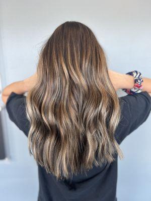 Beautiful reverse balayage