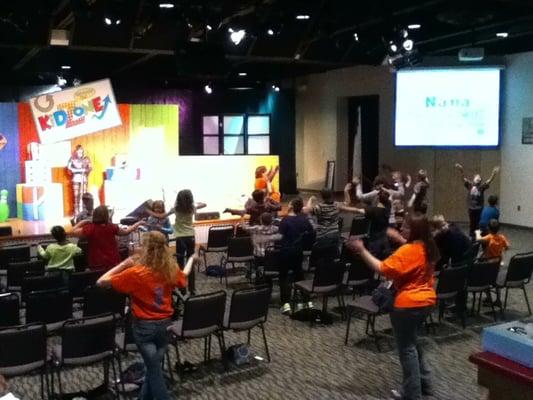 KidZone! A great place for kids to worship and learn about God.