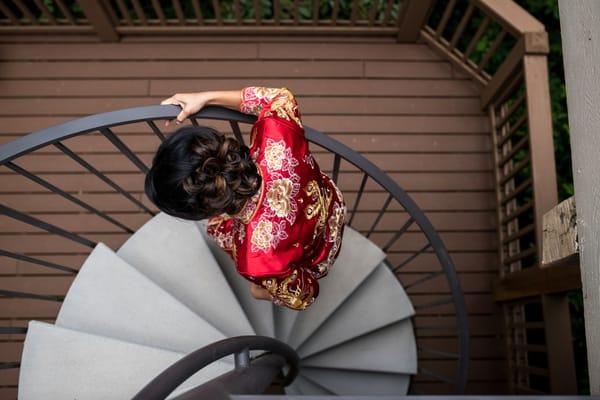 Up-do for my Chinese tea ceremony! Loved it!