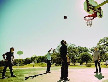 Austin band, Explosions in the Sky, chose Patterson Park as the site for this promo photo.