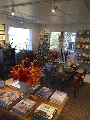 Items we carry: furniture, books, candles, cards and home accessories