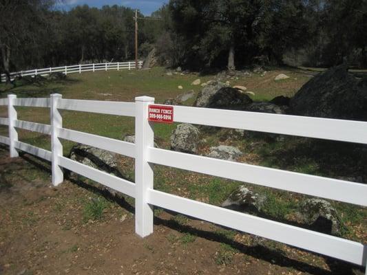 Vinyl fencing by Ranch Fence, Inc.