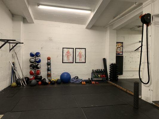 Strength and conditioning area