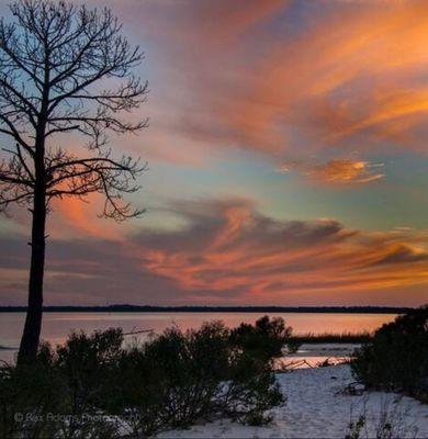 Amazing sunsets at our nearby beach Mashes Sands