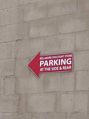 Parking sign