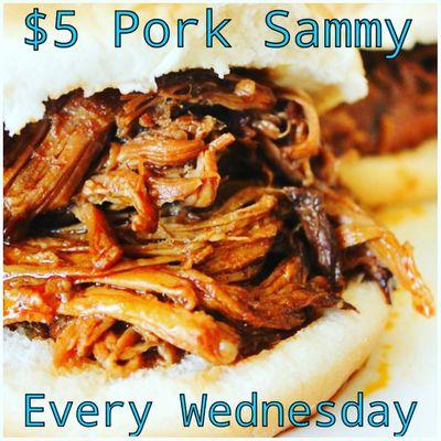 $5 Pulled Pork Sandwiches