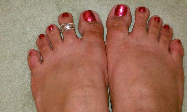 Thx Lee for the pedicure!!