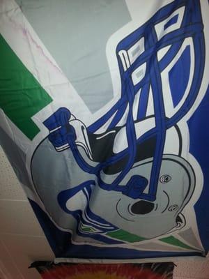 3x5 foot seahawks flag some stains