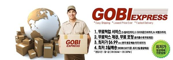 Gobi Express - Free Pickup Courier Services from Your Home to South Korea