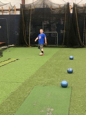 Indoor batting/ pitching cages