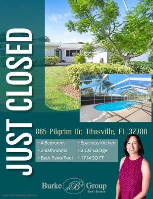 Newly Happy Buyers just closed on their retirement home and believe me this house has it all! HUGE pool, launch views, quiet neighborhood