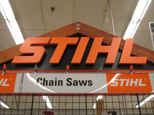 We are a full line STIHL dealer. Stop in to see our STIHL display.