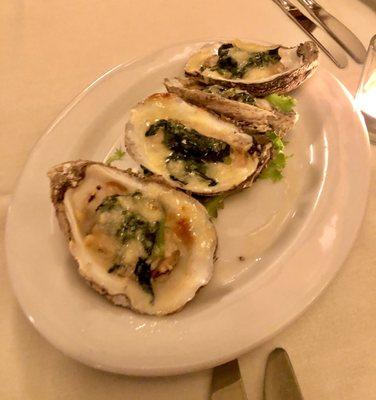 Oysters Rockefeller