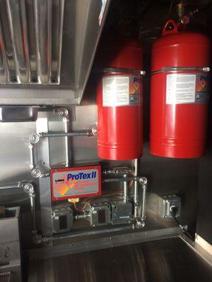 Fire suppression System installed in Mobile Food Truck