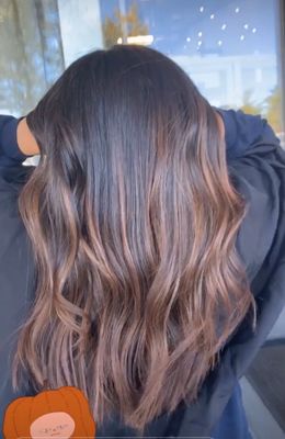 Dark balayage