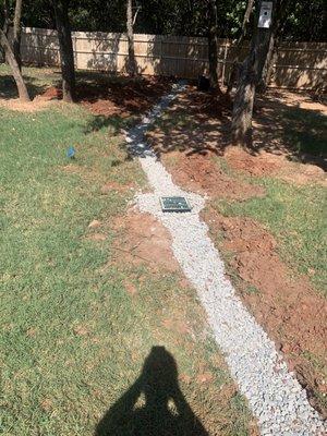 Imagine shoveling wheelbarrow after wheelbarrow of rocks in 104° weather