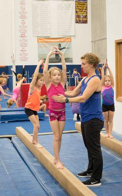 Recreational gymnastics classes