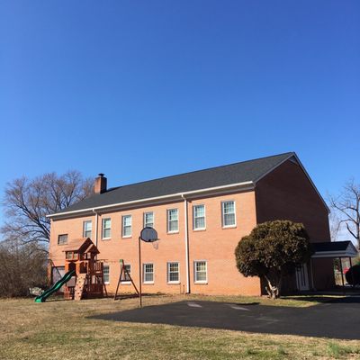 View of east side of church building