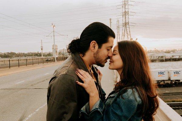 DTLA engagement photo shoot. February 2019.