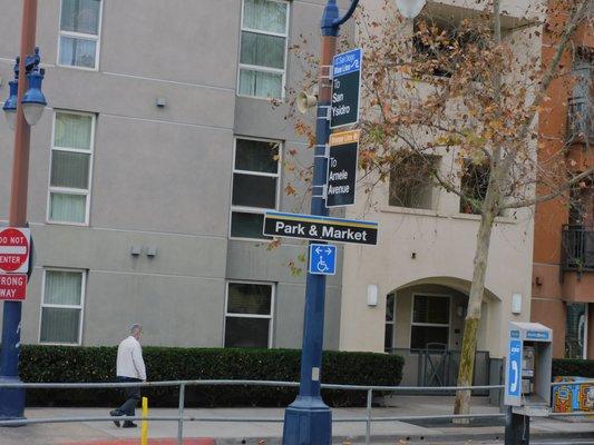 Park and Market Trolley Station