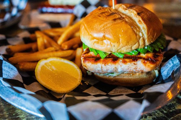 The HB Salmon Burger