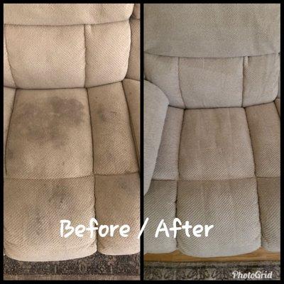 Upholstery cleaning at its finest!