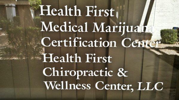 Health First Medical Marijuana Certification Center 600 E Baseline Rd Suite A2 (602) 595-6656 healthfirstaz.com