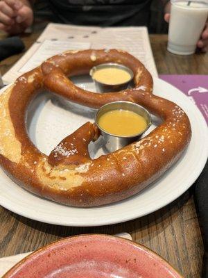 Pretzel appetizer