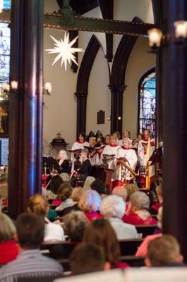 Choral Christmas Concert at Saint James' in 2014.