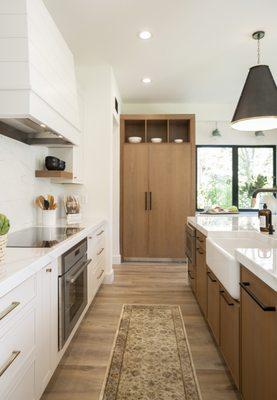 Modern Kitchen Remodel. Neutral. Thermador Appliances. Dura Supreme Custom Cabinets