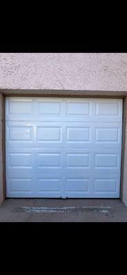 New garage door installation