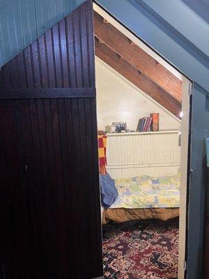 Harry Potter's room under the stairs