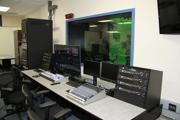 High school television studio