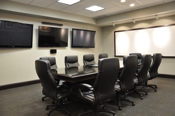 ECHOSTAR Conference Room: 20' 9" x 22' 6", seats 10, 3 Flat Screen TVs; Typical Rate: $250/day