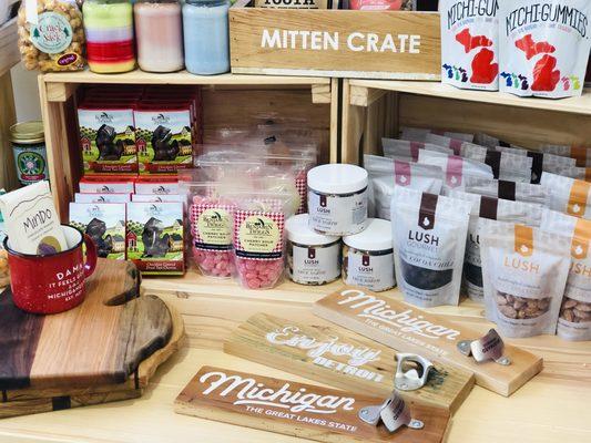 Explore snacks, treats and goodies all from Michigan companies