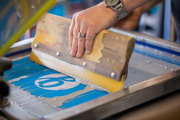 Screen printing process