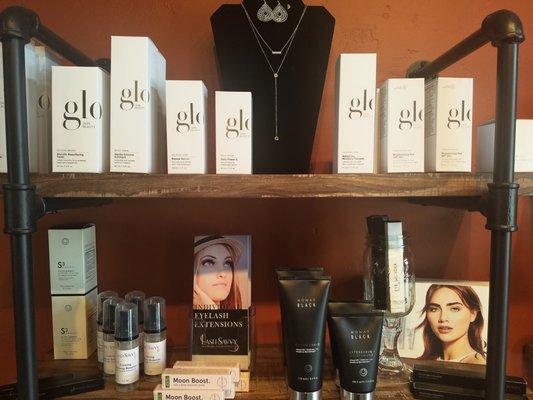 Glo Skin Care has a wide range of effective products for all skin types. No more chemicals with Organic eyelash serums!!