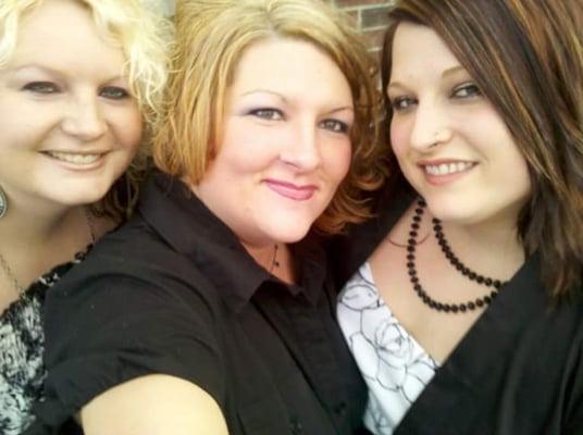 Three beauties. Color and cuts by Kelli. Love their new styles!