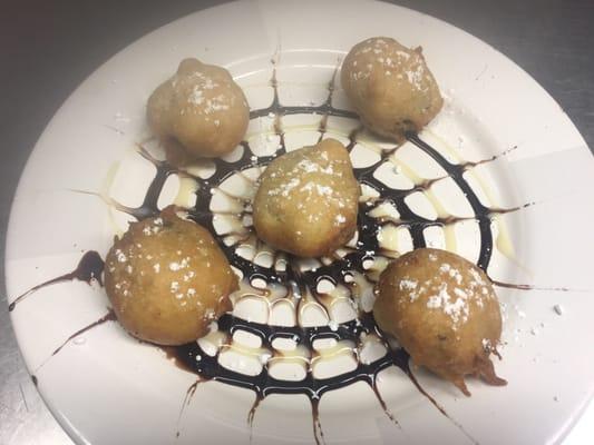 Deep fried Oreos for dessert !