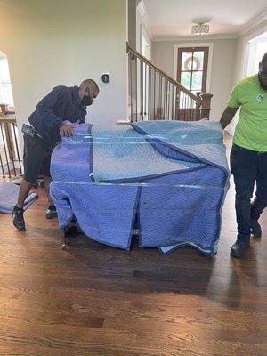 Moving a Upright piano