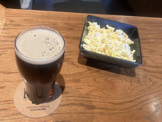 The Brown Ale And Popcorn