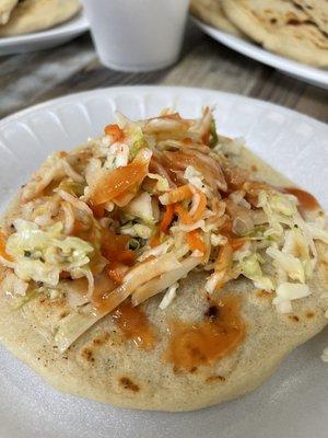 Cheese and Frijole pupusa