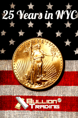 25 Years trading bullion - We are the definitive experts in NYC!