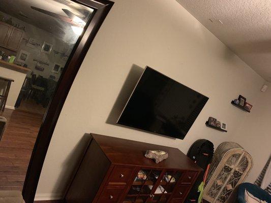 TV installed