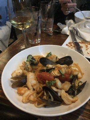 Seafood pasta