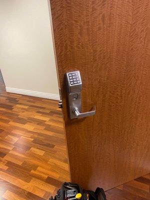 Keypad installation